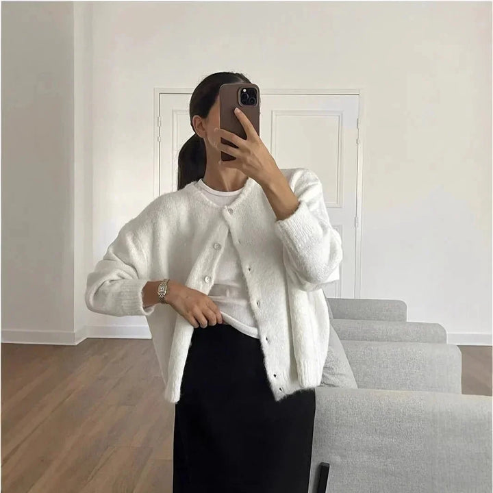 Madeline Soft Button-Up Cardigan