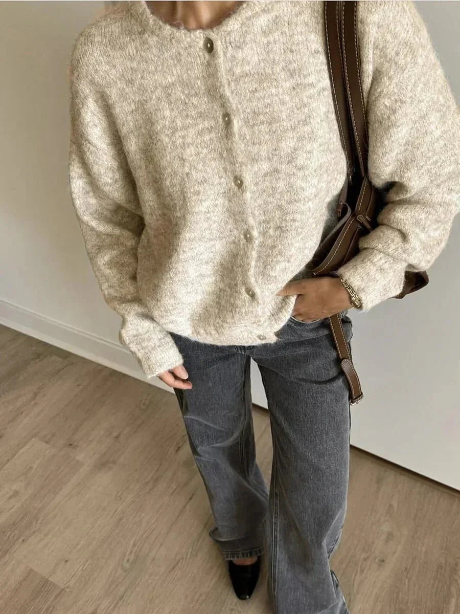 Madeline Soft Button-Up Cardigan