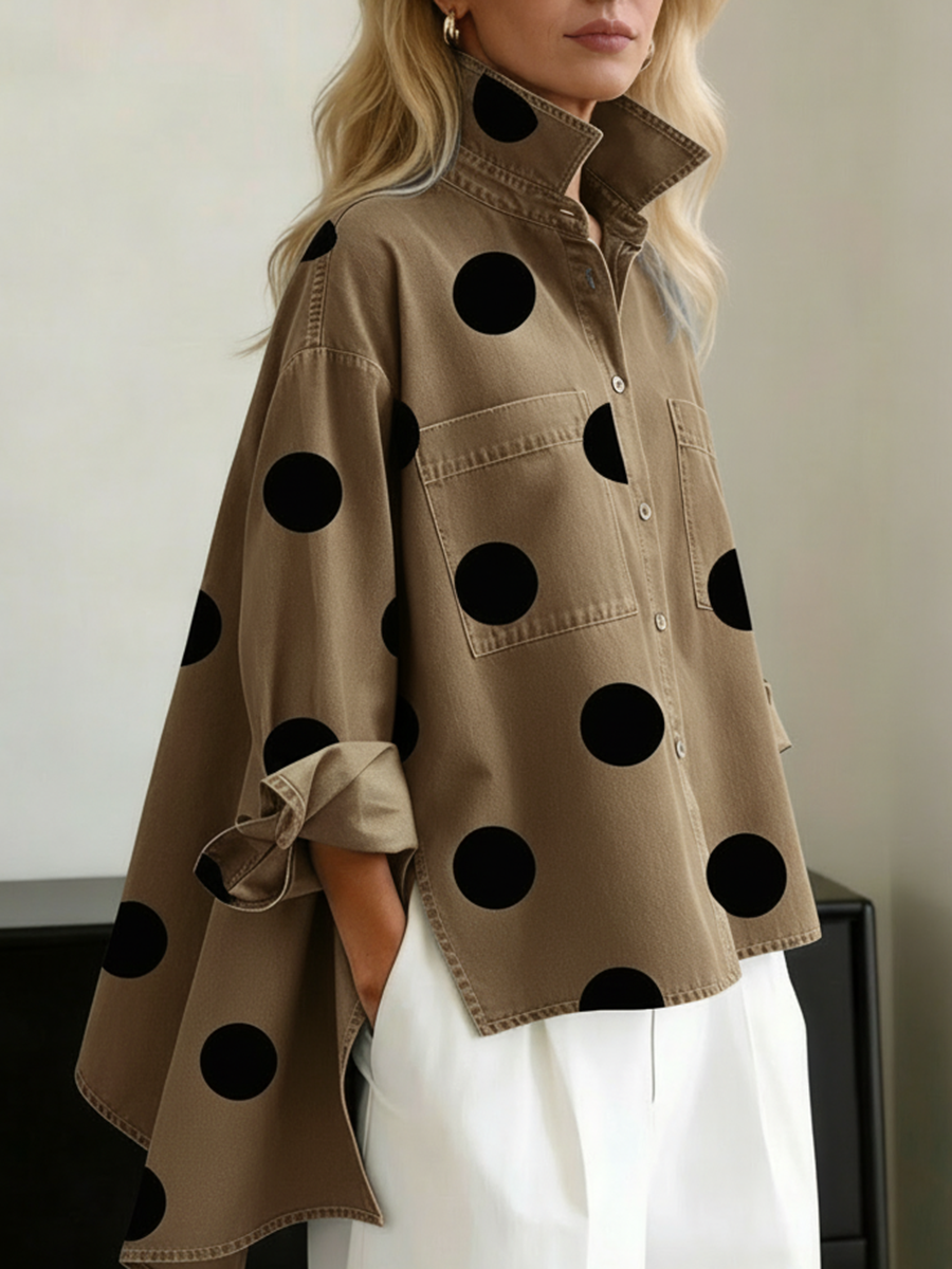Peggy Polka Dot Overshirt