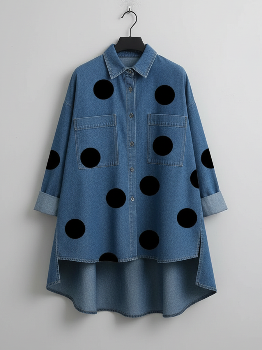 Peggy Polka Dot Overshirt