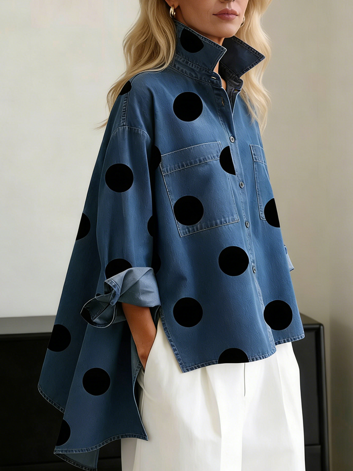 Peggy Polka Dot Overshirt