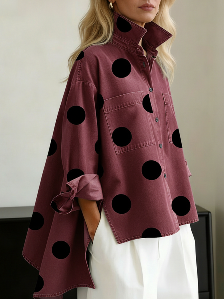 Peggy Polka Dot Overshirt