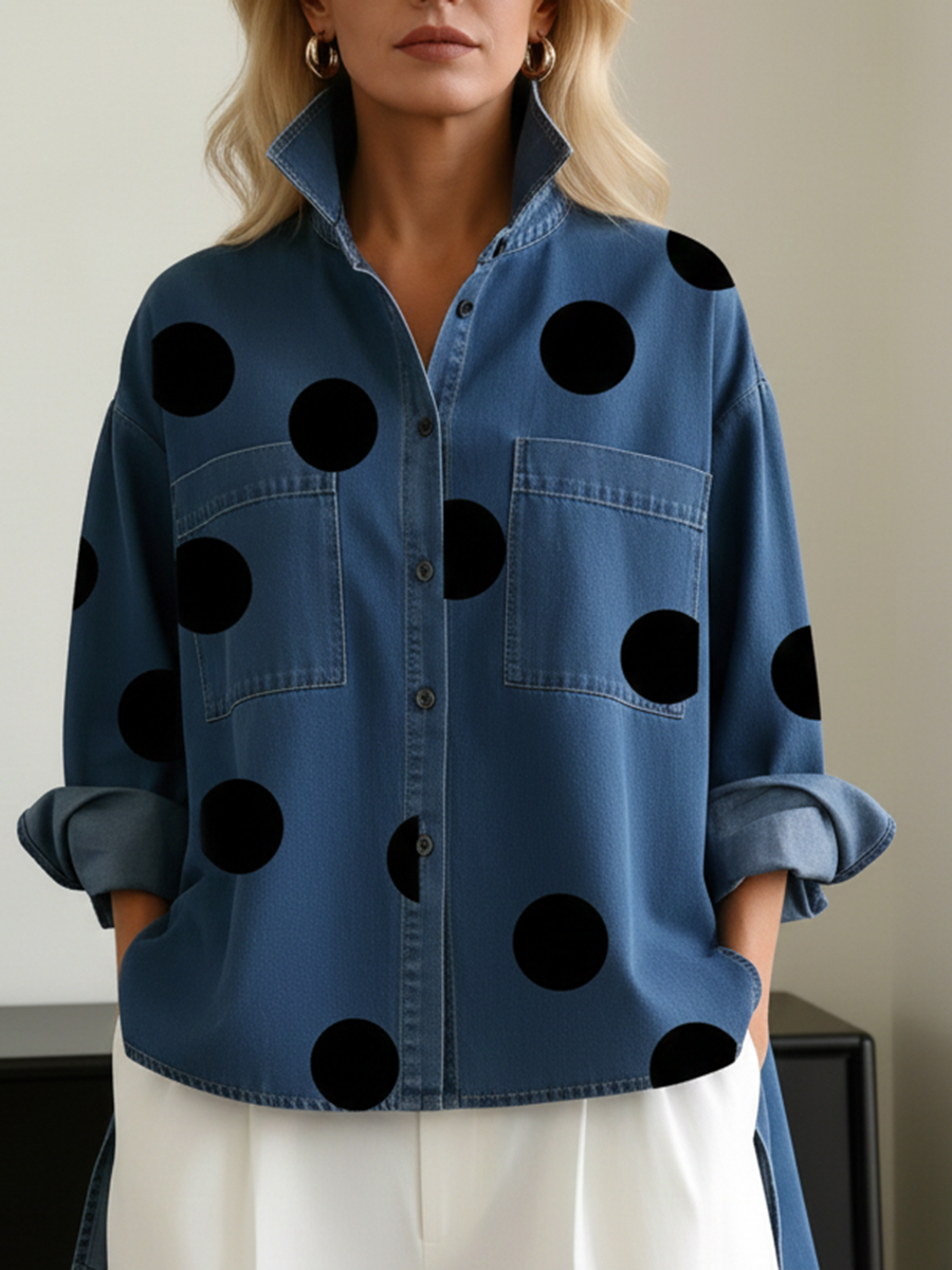 Peggy Polka Dot Overshirt
