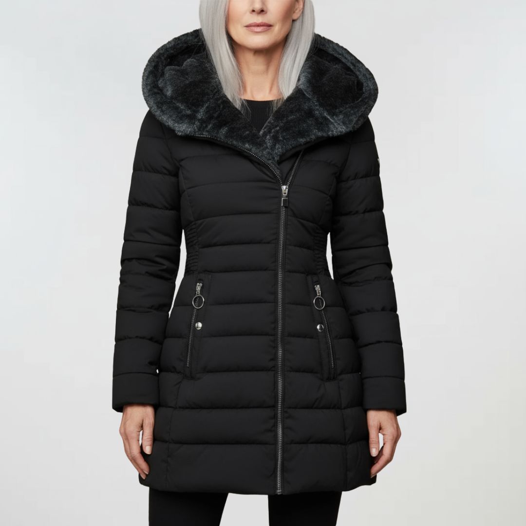 Alessina Waterproof Padded Hooded Coat