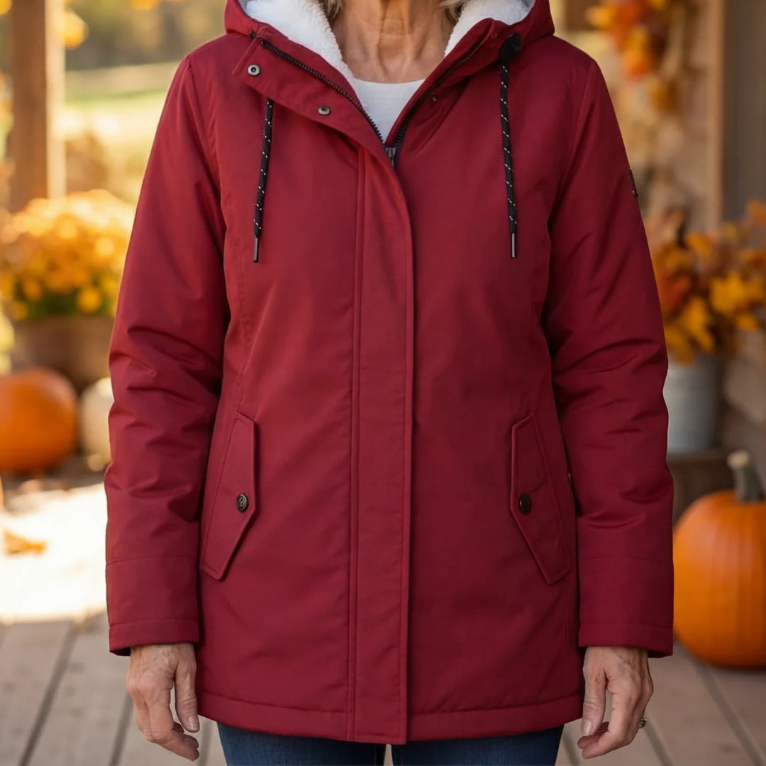 Hooded Fleece-Lined Parka